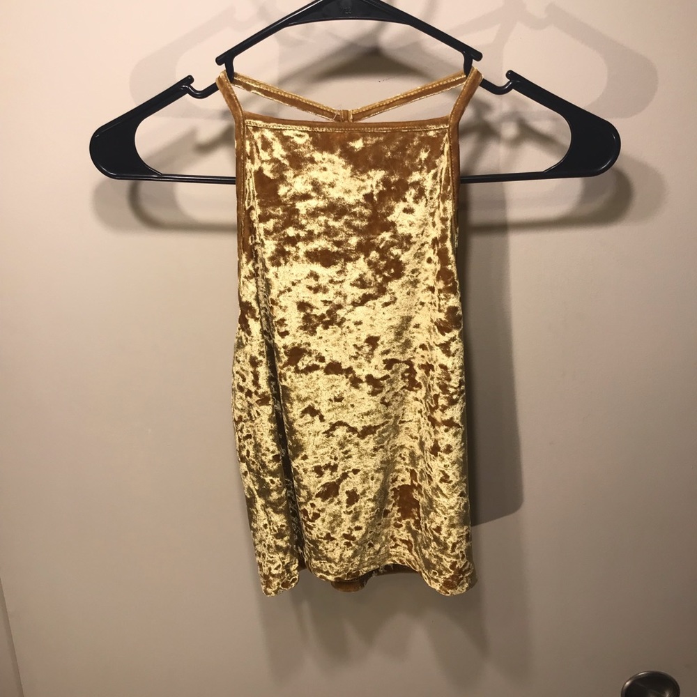 Gold Halter Top SOLD